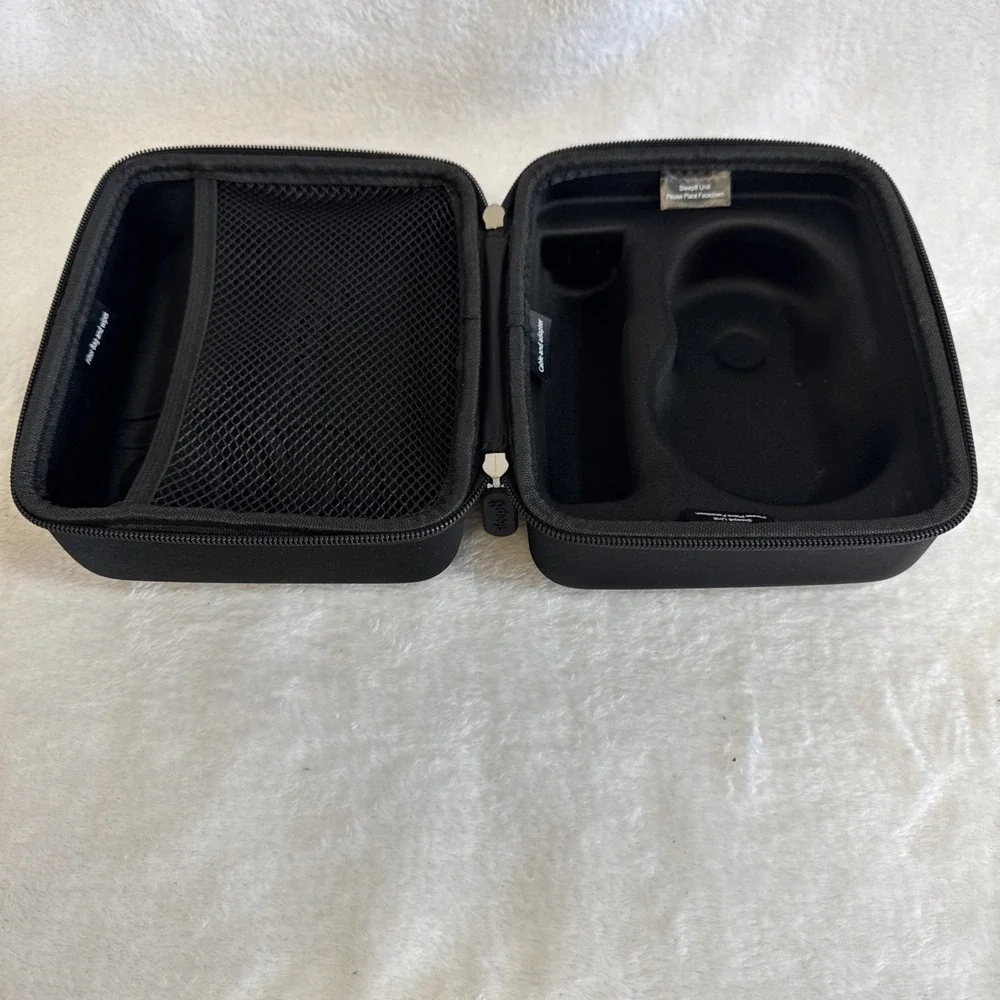 CASE ONLY Sleep8 Portable Travel Case‎ Black Zippered Handle Protective Storage